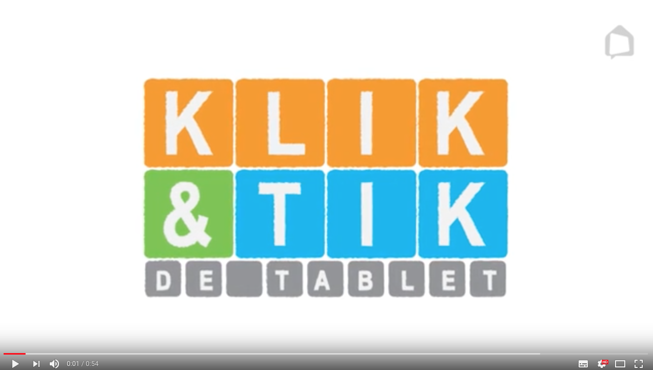 Promo Klik & Tik. De tablet